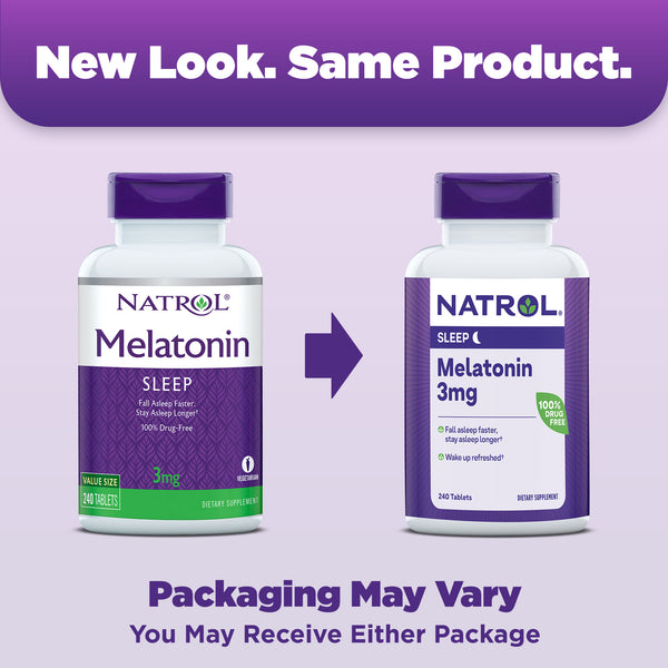 Melatonin Sleep Support Tablets - 3mg