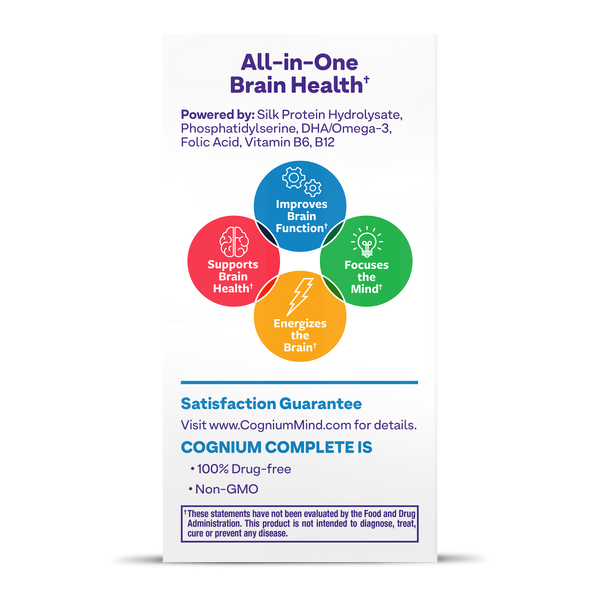 Natrol Cognium Complete Capsules Box Left