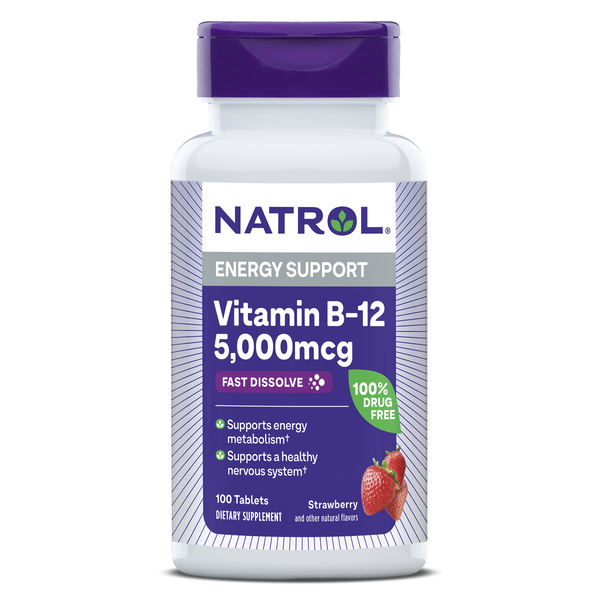 Natrol Vitamin B-12 Fast Dissolve Tablets Bottle